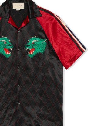 louis vuitton panther bowling shirt